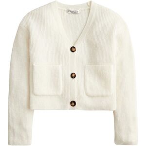 J‎ Crew Crewcuts Girls' cardigan in Supersoft yarn size 2 3 XXS Kids' Ivory